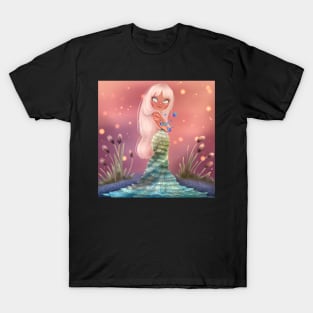 The girl who keeps the secret of the river and wears a bracelet of planets T-Shirt